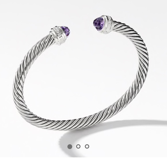 David Yurman - lavender amethyst cuff bracelet - Picture 4 of 6